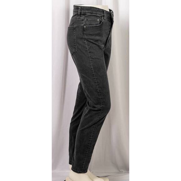 H&M Skinny High rise black Jeans size 8 - Picture 1 of 5